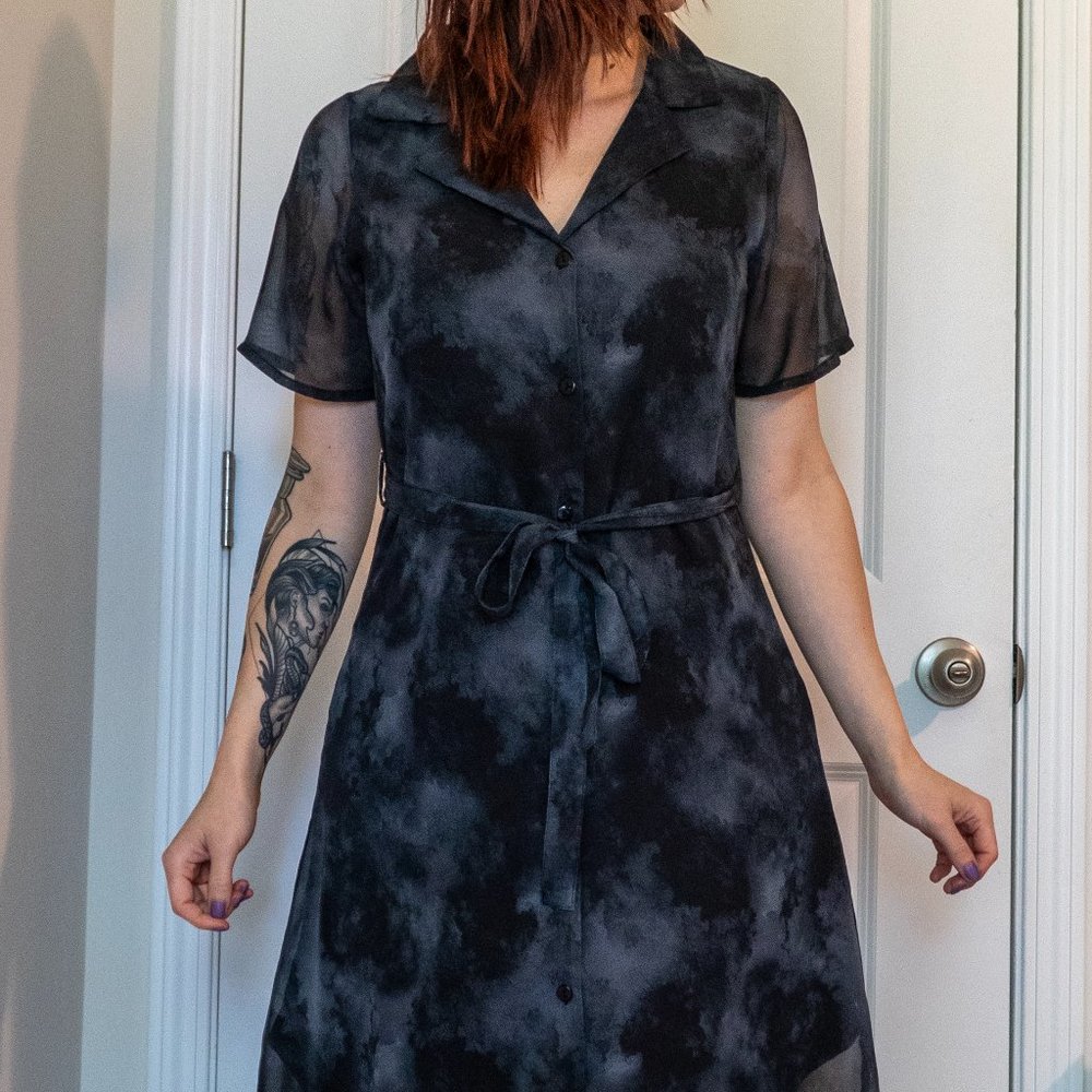Tempest Midi Tie Waist Shirt Dress